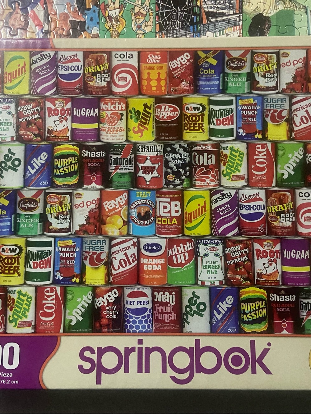 Vintage Springbok Soda Can Puzzle